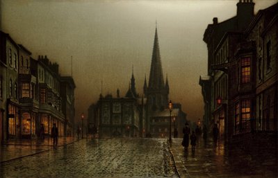Wakefield, Upper Westgate by Louis Grimshaw